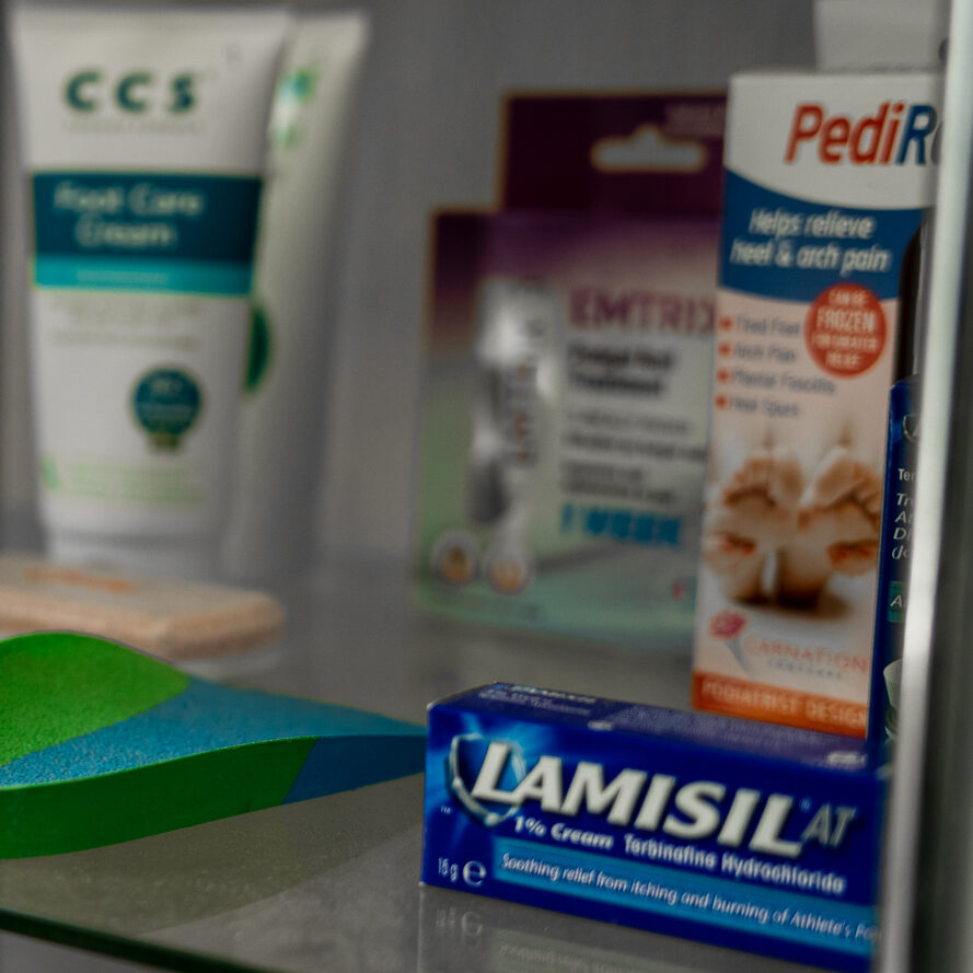 OTC foot care products